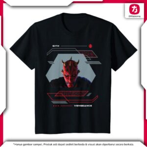Star Wars Darth Maul T-Shirt Kids Black Shadow Lord untuk Fans Sith