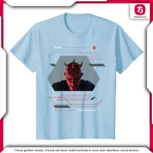 Star Wars Darth Maul T-Shirt Kids Blue Shadow Lord Scowl Edition Star Wars Darth Maul T-Shirt Kids Blue Shadow Lord Scowl Edition