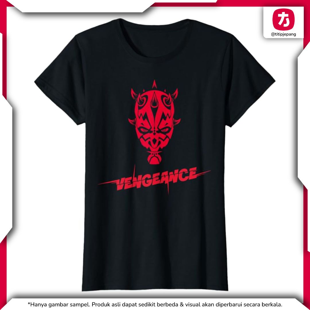 Star Wars Maul Vengeance T-Shirt Women Sith Lord Minimalist Style