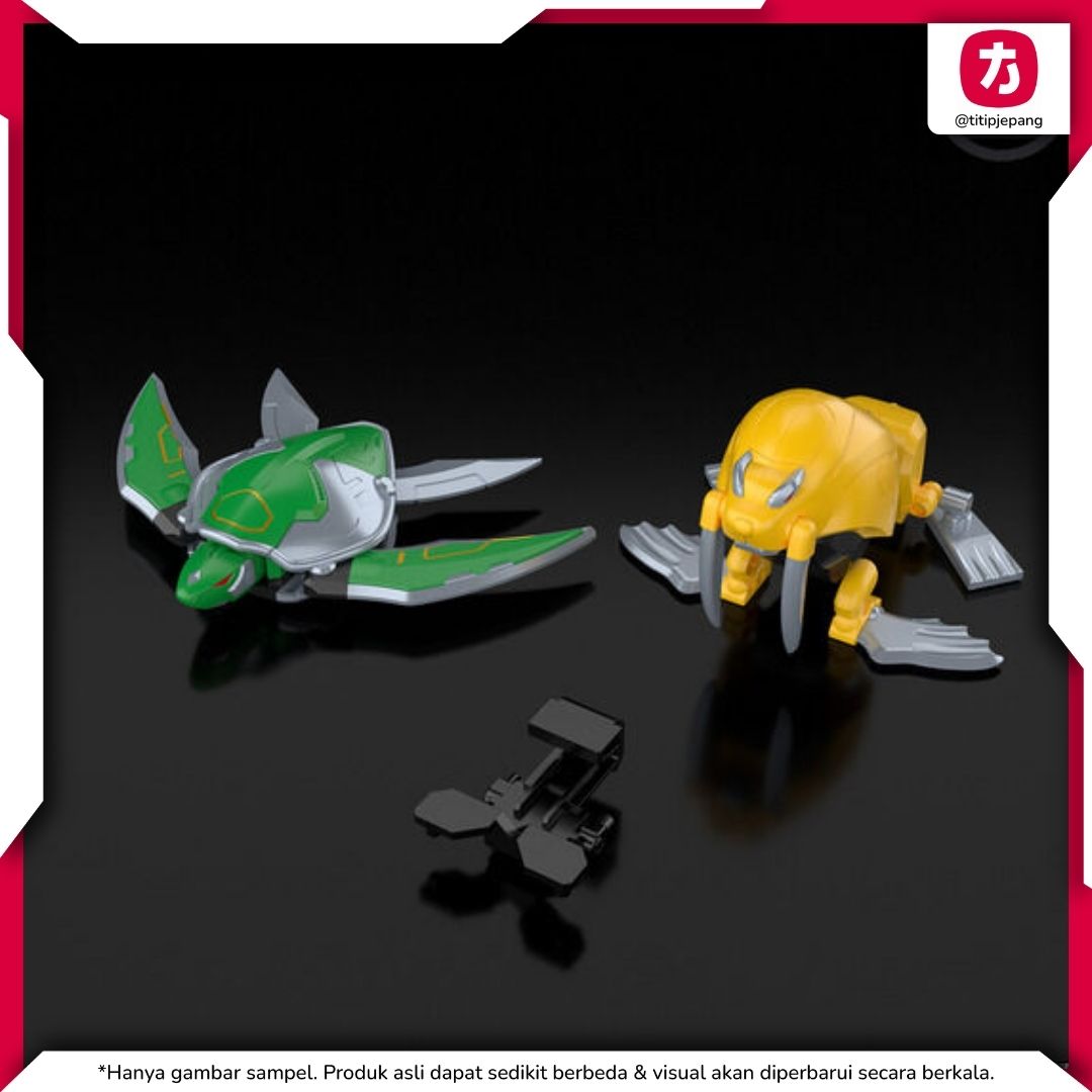 SMP Power Animal Series Extra GaoTurtle & GaoToppy Model Kit Original Bandai