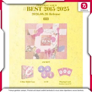 TWICE BEST ALBUM BEST 2015-2025 Reguler Edition 4CD TWICE BEST ALBUM BEST 2015-2025 Reguler Edition 4CD