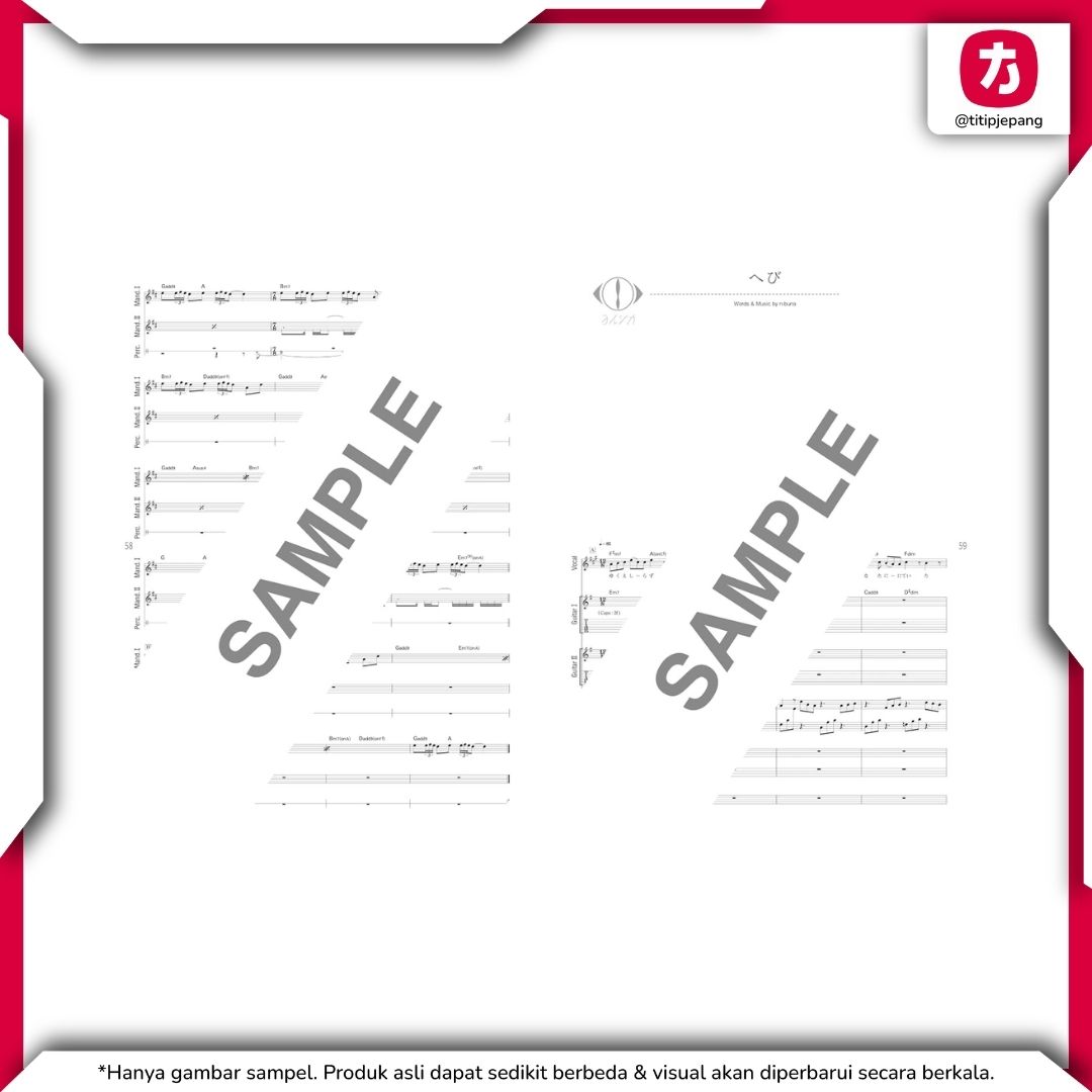 Band Score Yorushika Second Person Volume 2 (DSK) Band Score Yorushika Second Person Volume 2 (DSK)