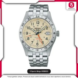 Jam Tangan Seiko 5 Sports (Beige/Green) Automatic GMT