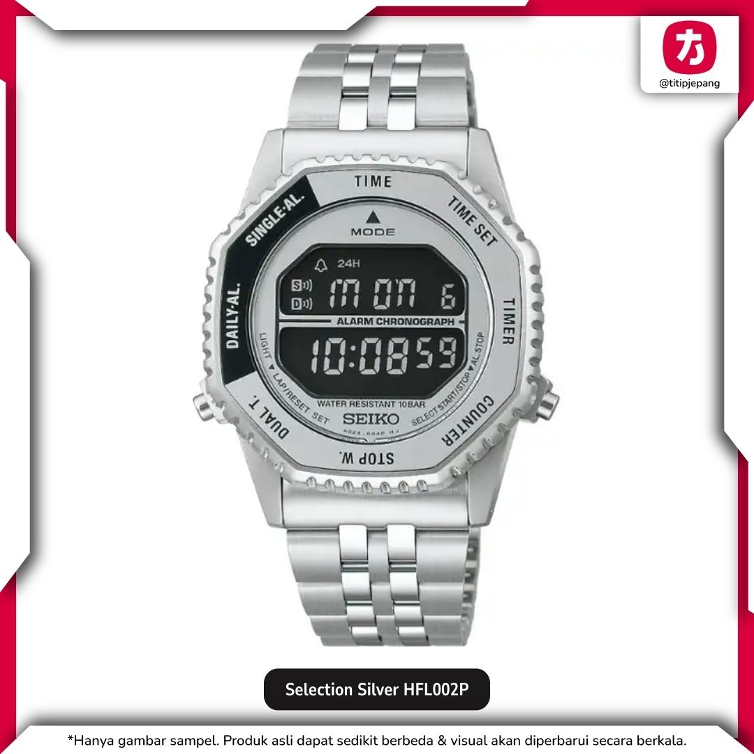 Jam Tangan Seiko Selection (Gold/Silver) Digital Quartz Jam Tangan Seiko Selection (Gold/Silver) Digital Quartz