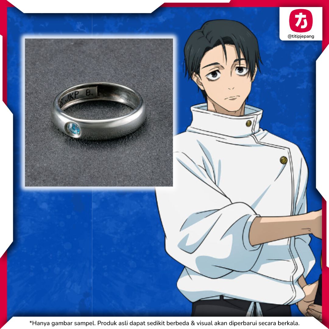 Cincin Yuta Okkotsu Jujutsu Kaisen Silver 925 Cincin Yuta Okkotsu Jujutsu Kaisen Silver 925