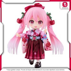 Hatsune Miku Nendoroid Doll Sakura Miku Hirohako 2025 Ver Figure Resmi Hatsune Miku Nendoroid Doll Sakura Miku Hirohako 2025 Ver Figure Resmi