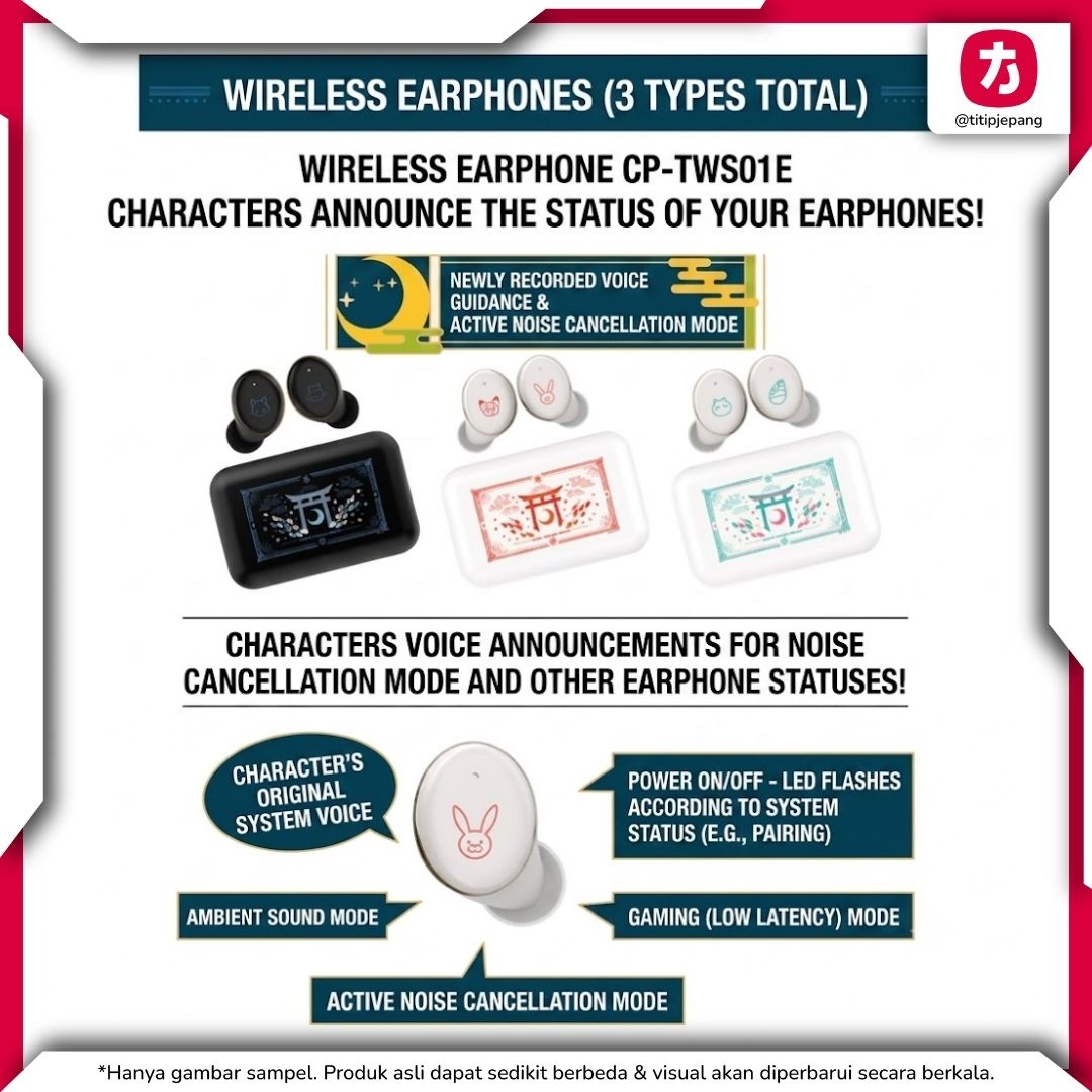TWS Onkyo Super Princess Kaguya Iroha Sakayori Model CP-TWS01E Wireless Earphones TWS Onkyo Super Princess Kaguya Iroha Sakayori Model CP-TWS01E Wireless Earphones