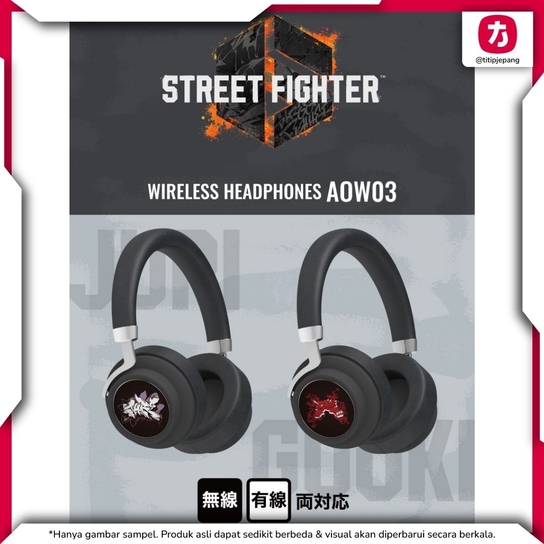 Onkyo Wireless Headphones Street Fighter 6 Collaboration Akuma Model ANIMA AOW03 Headphones Onkyo Wireless Headphones Street Fighter 6 Collaboration Akuma Model ANIMA AOW03 Headphones