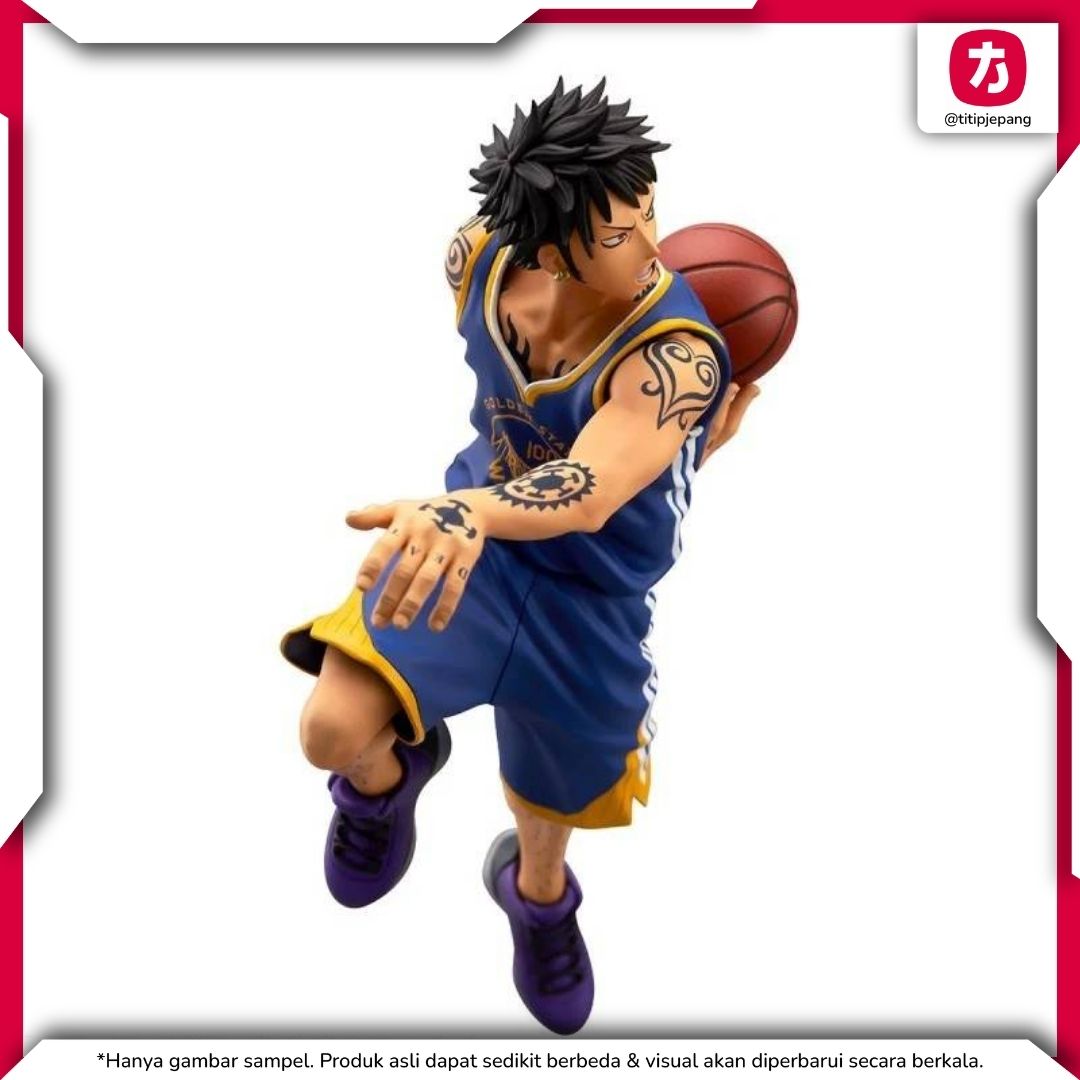 Figure One Piece x NBA Master Stars Piece The Trafalgar Law Golden State Warriors 17cm Figure One Piece x NBA Master Stars Piece The Trafalgar Law Golden State Warriors 17cm