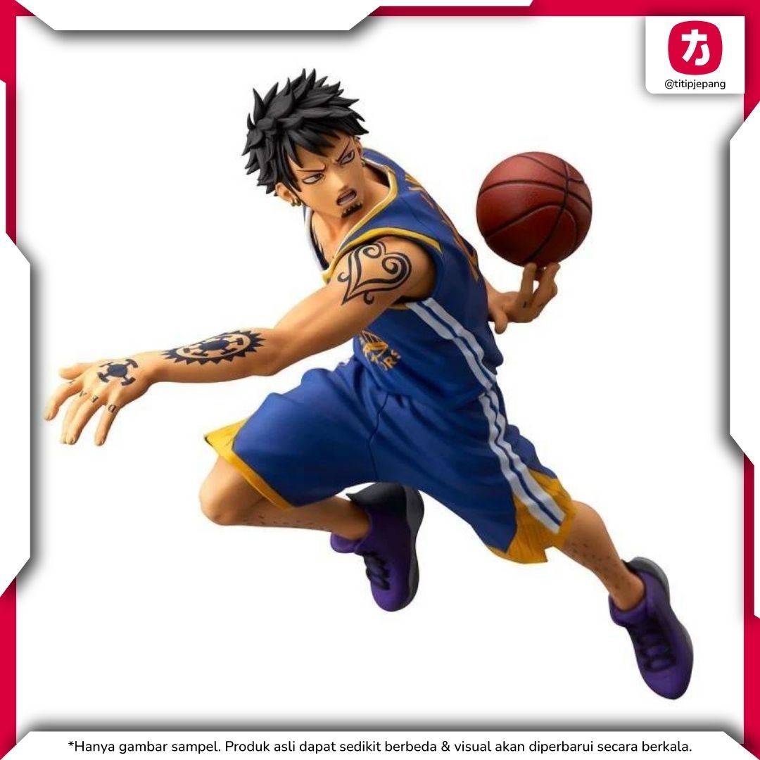 Figure One Piece x NBA Master Stars Piece The Trafalgar Law Golden State Warriors 17cm Figure One Piece x NBA Master Stars Piece The Trafalgar Law Golden State Warriors 17cm