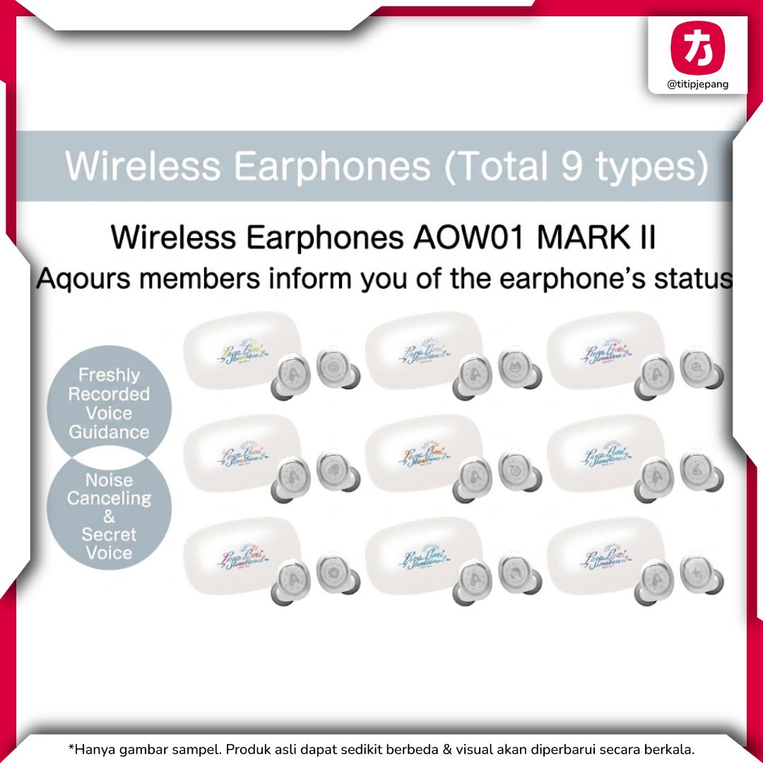 AOW01 MARK II Love Live! Sunshine!! ONKYO Wireless Earphones Bluetooth 5.4 AOW01 MARK II Love Live! Sunshine!! ONKYO Wireless Earphones Bluetooth 5.4
