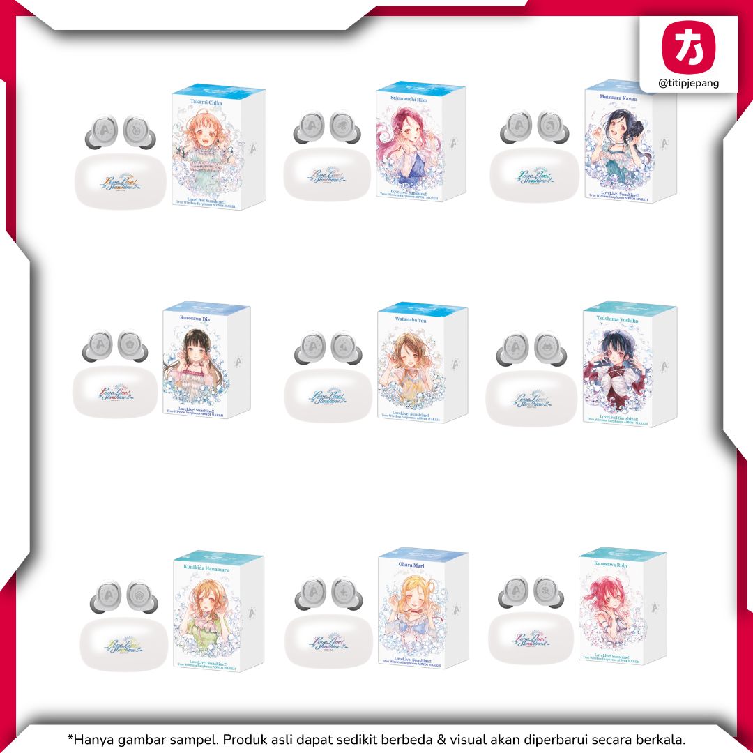 AOW01 MARK II Love Live! Sunshine!! ONKYO Wireless Earphones Bluetooth 5.4 AOW01 MARK II Love Live! Sunshine!! ONKYO Wireless Earphones Bluetooth 5.4