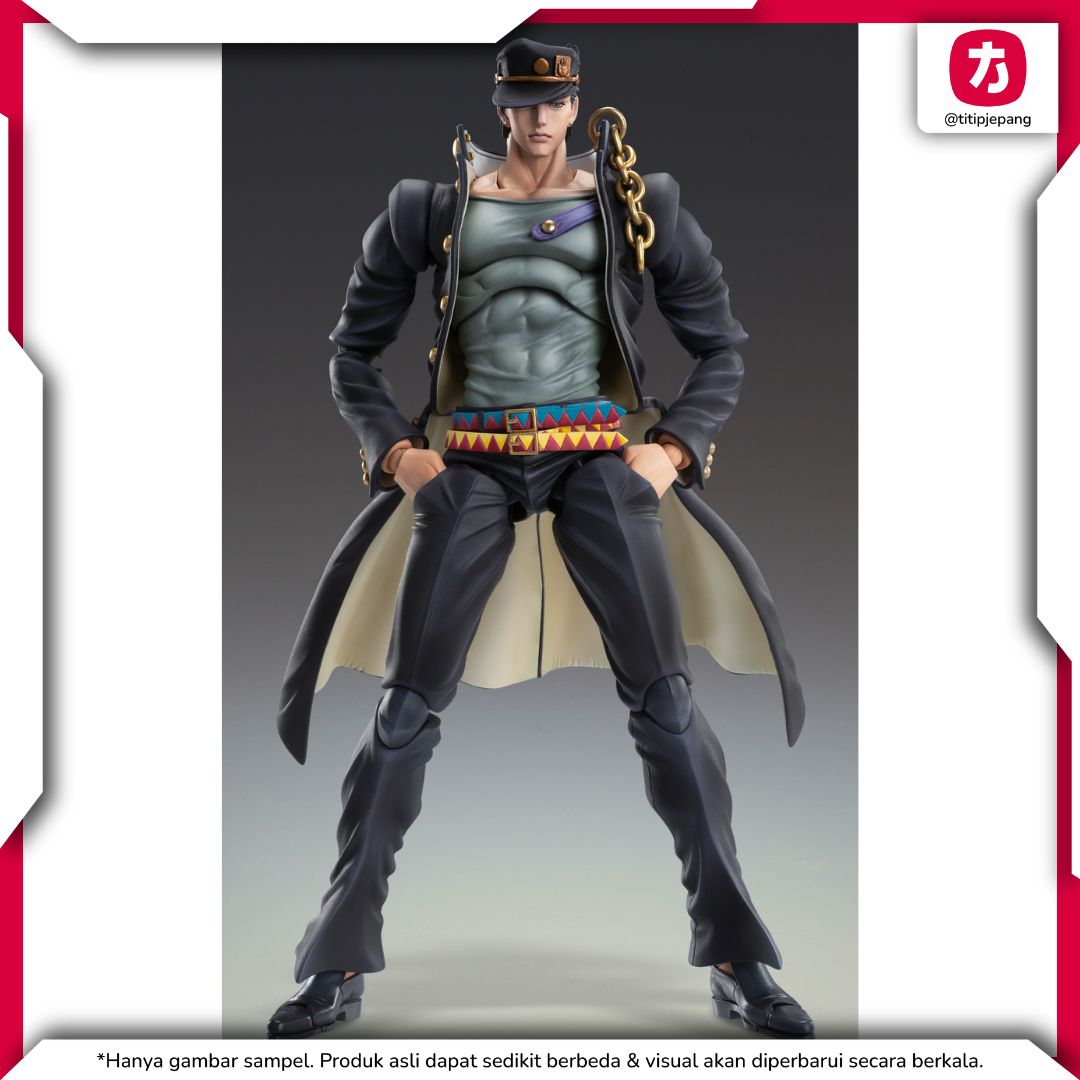 Jotaro Kujo Ver.2 Stardust Crusaders Super Action Statue Figure Resmi Medicos Jotaro Kujo Ver.2 Stardust Crusaders Super Action Statue Figure Resmi Medicos
