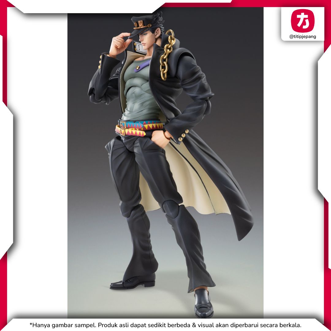 Jotaro Kujo Ver.2 Stardust Crusaders Super Action Statue Figure Resmi Medicos Jotaro Kujo Ver.2 Stardust Crusaders Super Action Statue Figure Resmi Medicos