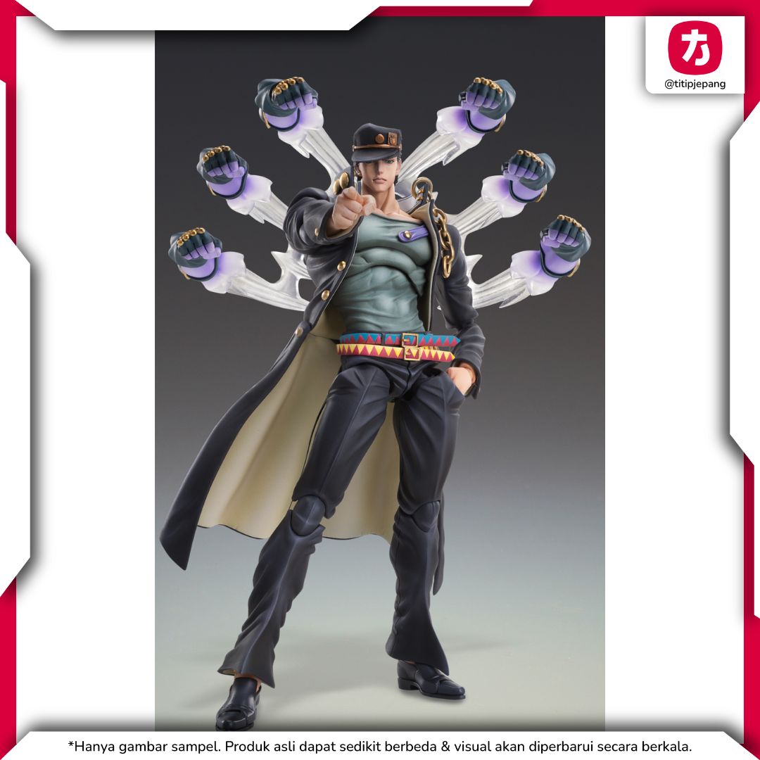 Jotaro Kujo Ver.2 Stardust Crusaders Super Action Statue Figure Resmi Medicos Jotaro Kujo Ver.2 Stardust Crusaders Super Action Statue Figure Resmi Medicos