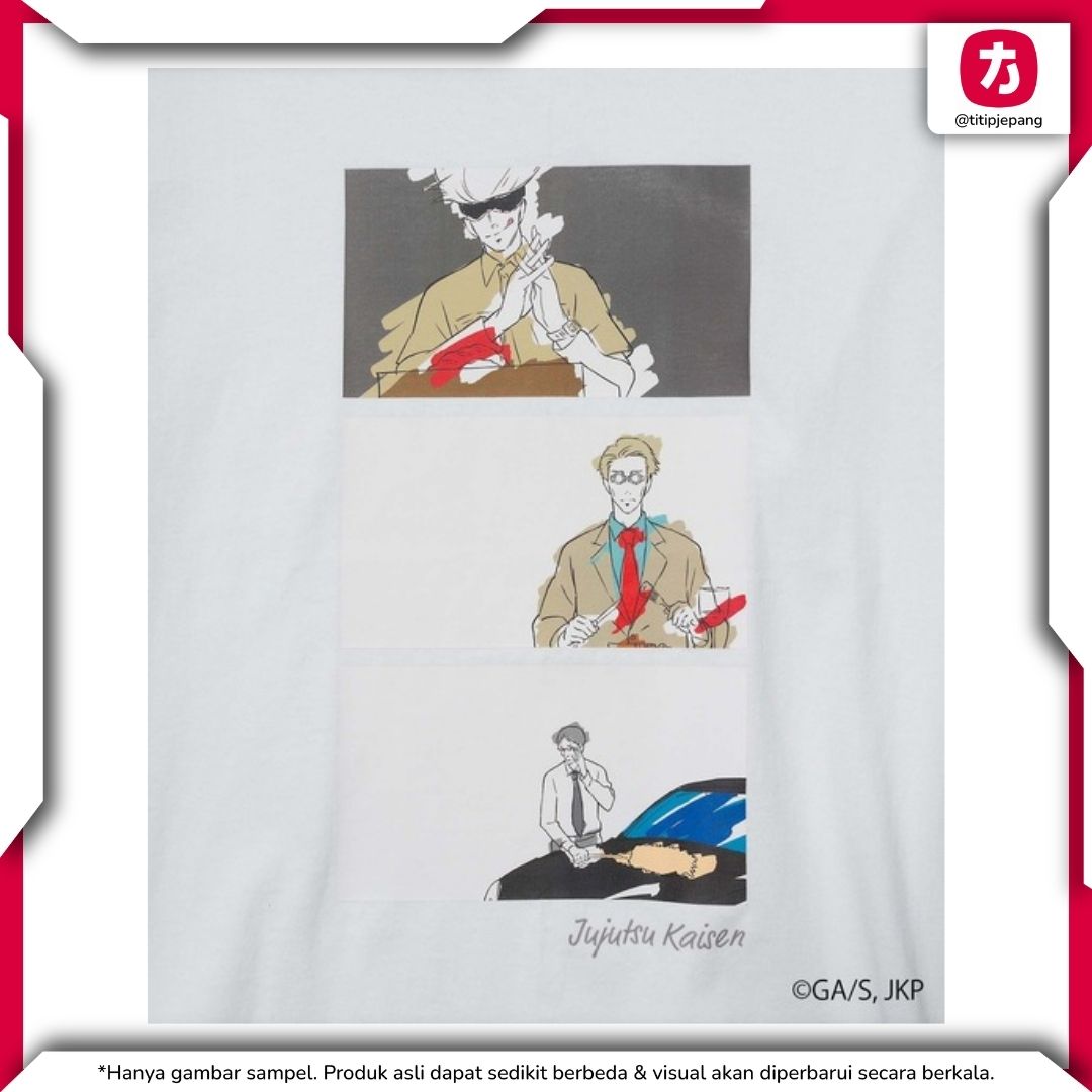 Kaos Gojo Nanami Ijichi Jujutsu Kaisen ZOZO 5th Anniversary Kaos Gojo Nanami Ijichi Jujutsu Kaisen ZOZO 5th Anniversary