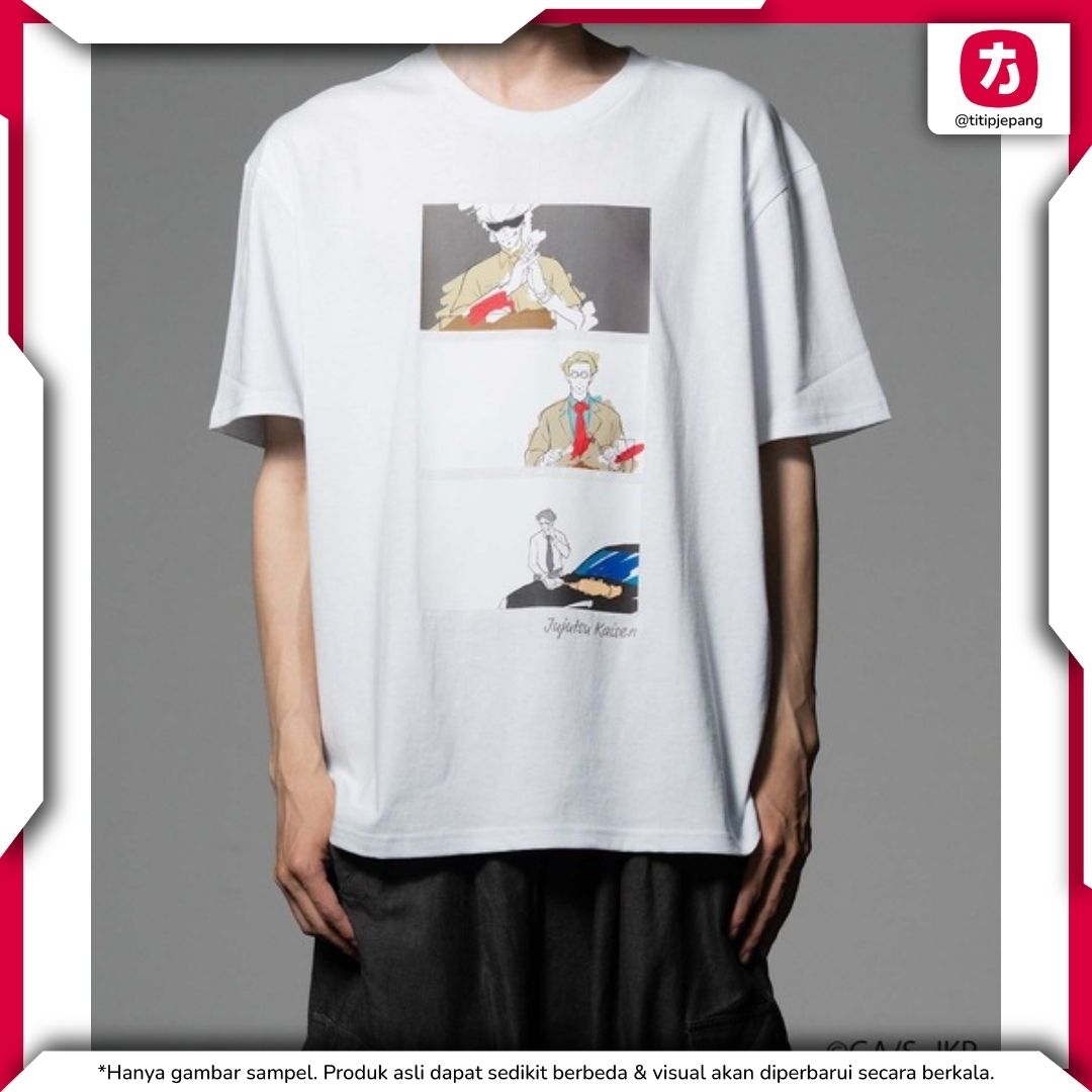Kaos Gojo Nanami Ijichi Jujutsu Kaisen ZOZO 5th Anniversary Kaos Gojo Nanami Ijichi Jujutsu Kaisen ZOZO 5th Anniversary