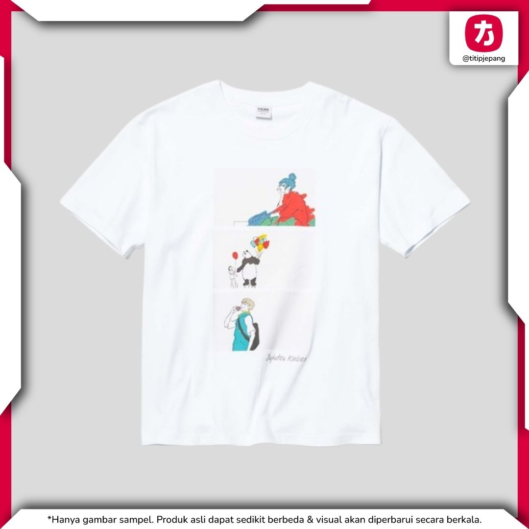 Kaos Maki Inumaki Panda Jujutsu Kaisen ZOZO 5th Anniversary Kaos Maki Inumaki Panda Jujutsu Kaisen ZOZO 5th Anniversary