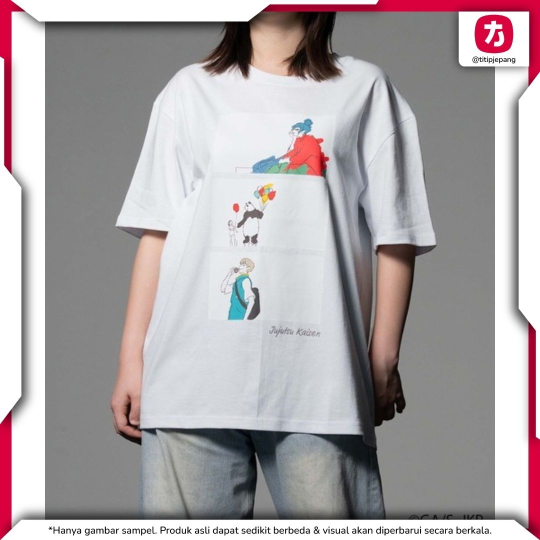 Kaos Maki Inumaki Panda Jujutsu Kaisen ZOZO 5th Anniversary Kaos Maki Inumaki Panda Jujutsu Kaisen ZOZO 5th Anniversary