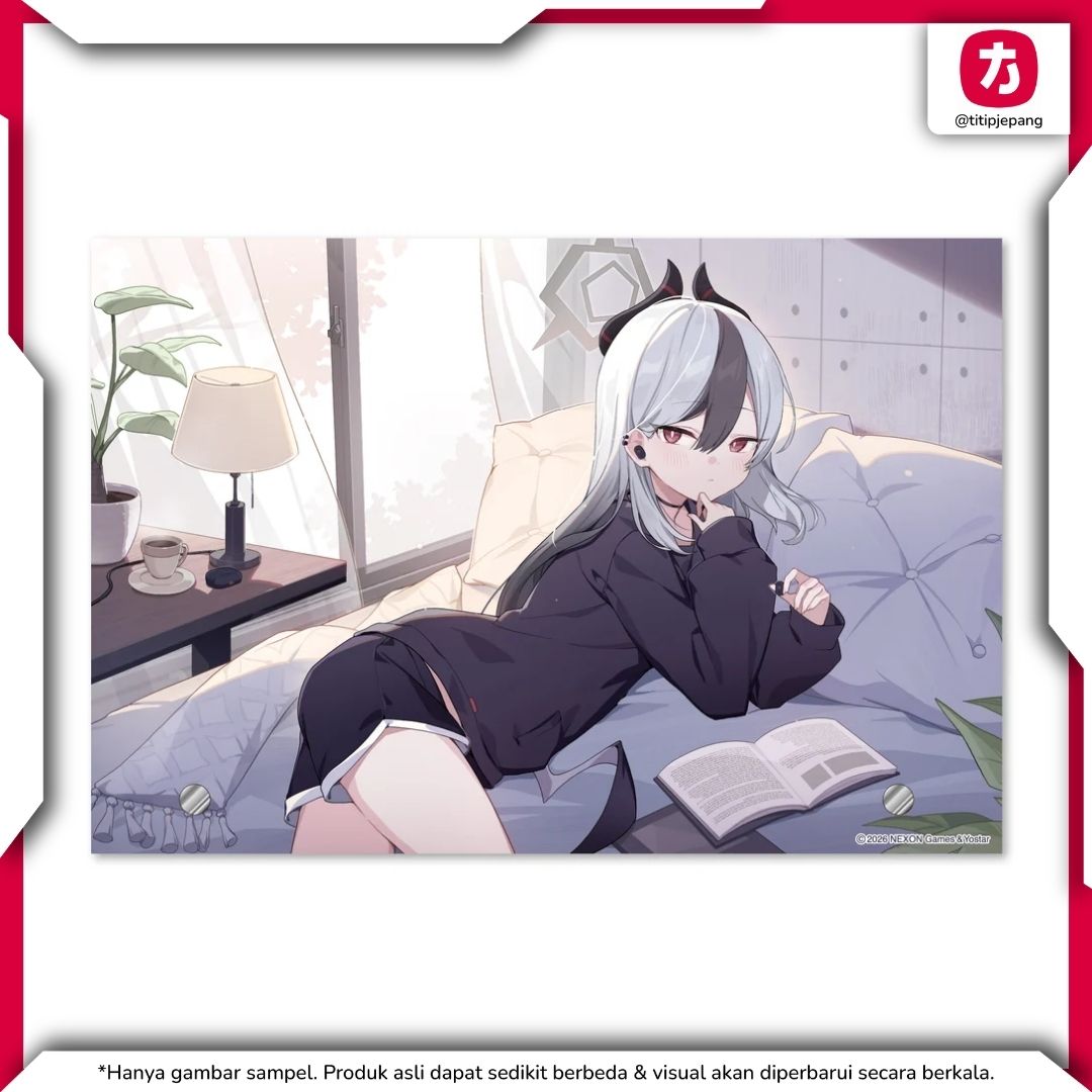 Kayoko Acrylic Plate Blue Archive ZE300 ASMR Edition Original Jepang
