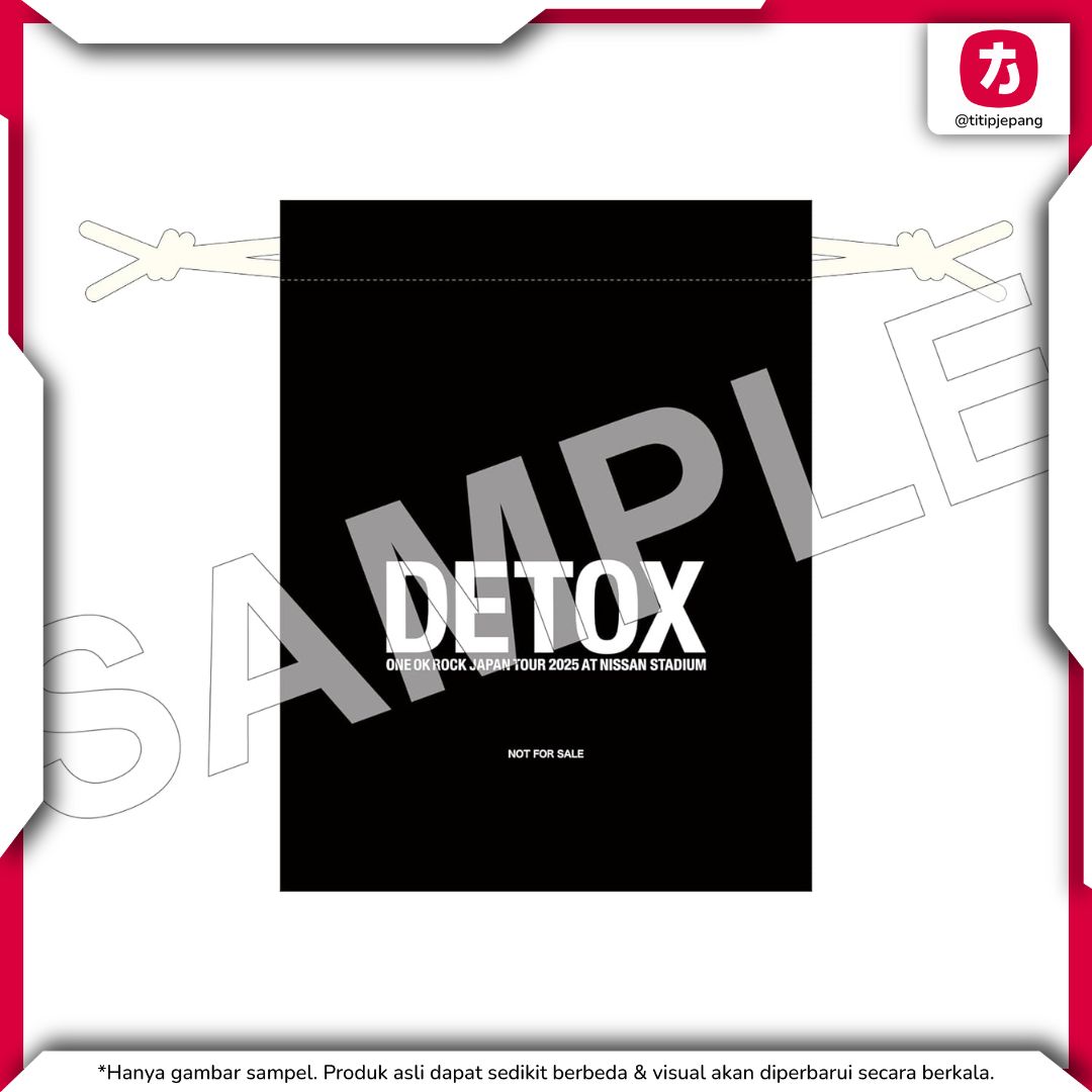 ONE OK ROCK DETOX JAPAN TOUR 2025 Blu-ray Nissan Stadium Bonus Drawstring ONE OK ROCK DETOX JAPAN TOUR 2025 Blu-ray Nissan Stadium Bonus Drawstring
