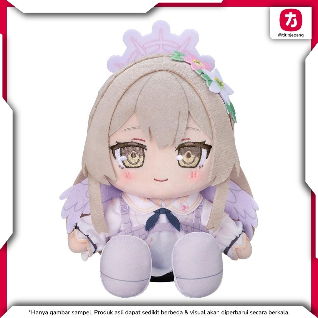Blue Archive Choco Puni Plush Toy Nagisa Boneka Chibi Koleksi Resmi Blue Archive Choco Puni Plush Toy Nagisa Boneka Chibi Koleksi Resmi