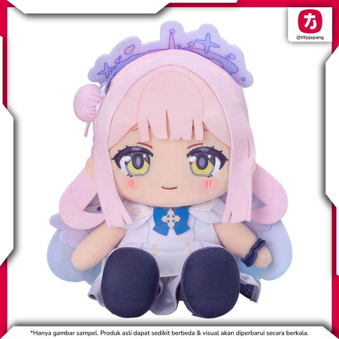 Blue Archive Choco Puni Plush Toy Mika Boneka Chibi Koleksi Resmi Blue Archive Choco Puni Plush Toy Mika Boneka Chibi Koleksi Resmi