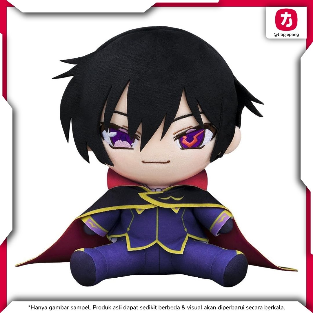 Code Geass Choco Puni Plush Toy Lelouch Boneka Chibi Koleksi Resmi Code Geass Choco Puni Plush Toy Lelouch Boneka Chibi Koleksi Resmi