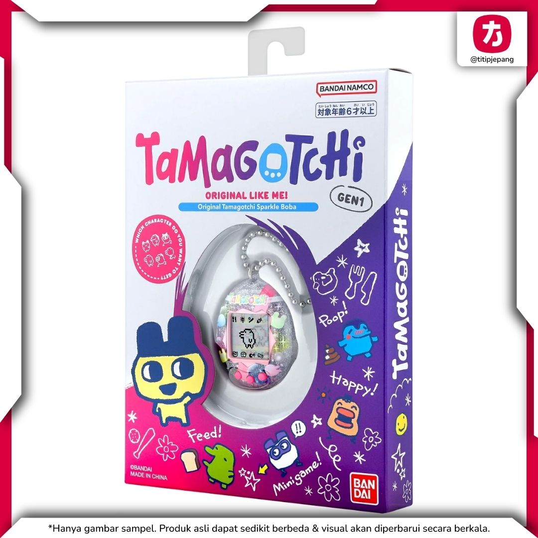 Tamagotchi Sparkle Boba Mainan Virtual Pet Bandai Warna Ceria Tamagotchi Sparkle Boba Mainan Virtual Pet Bandai Warna Ceria