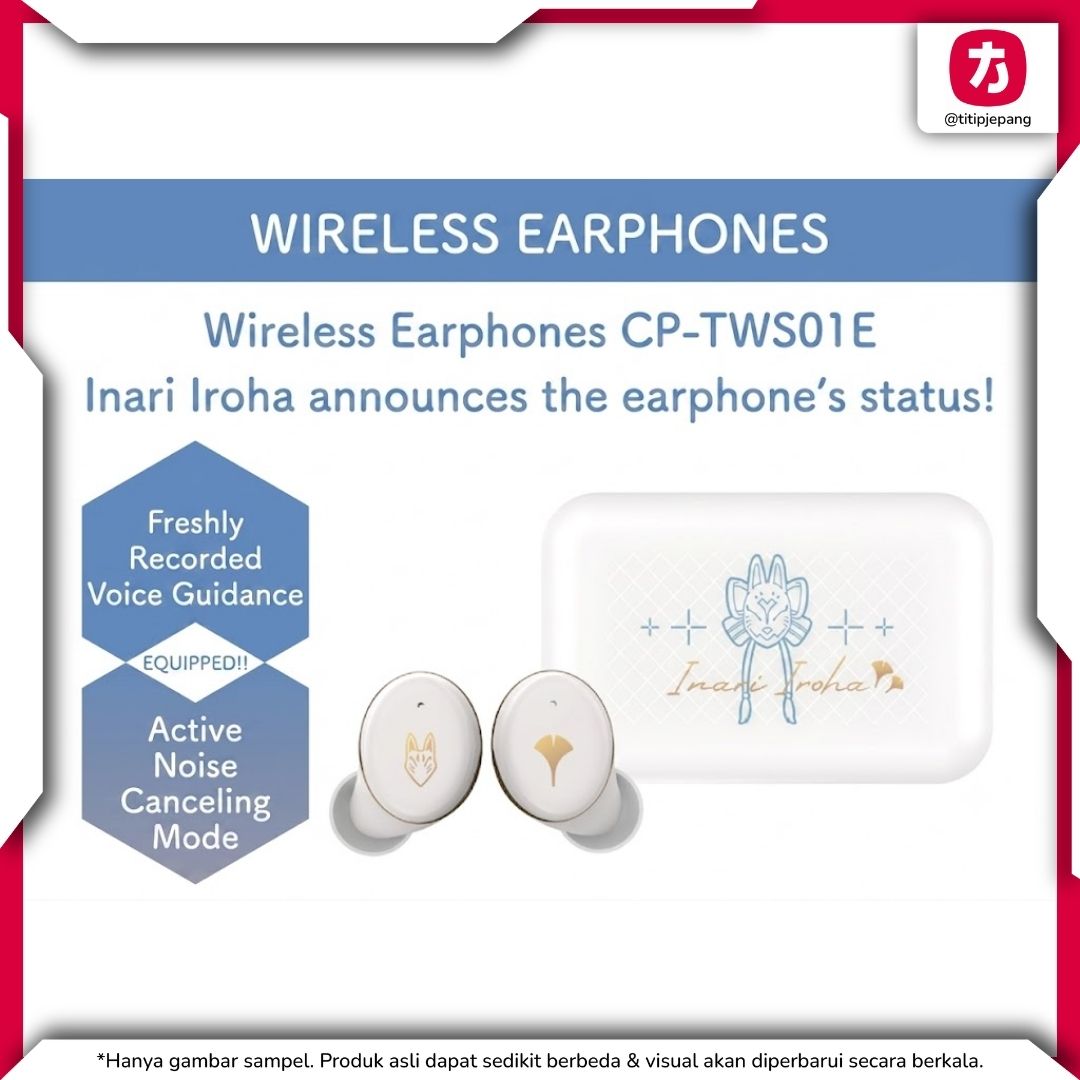 Onkyo X Inari Iroha model CP-TWS01E Kolaborasi TWS Bluetooth 5.3 Onkyo X Inari Iroha model CP-TWS01E Kolaborasi TWS Bluetooth 5.3