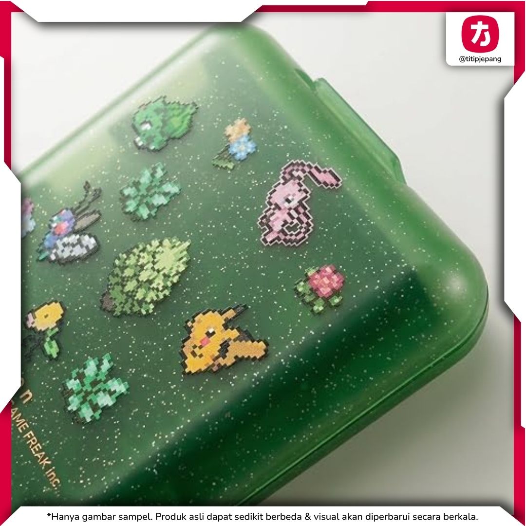 Hori Card case 24 cards Pokemon 30th Pixel Green Nintendo Switch 2