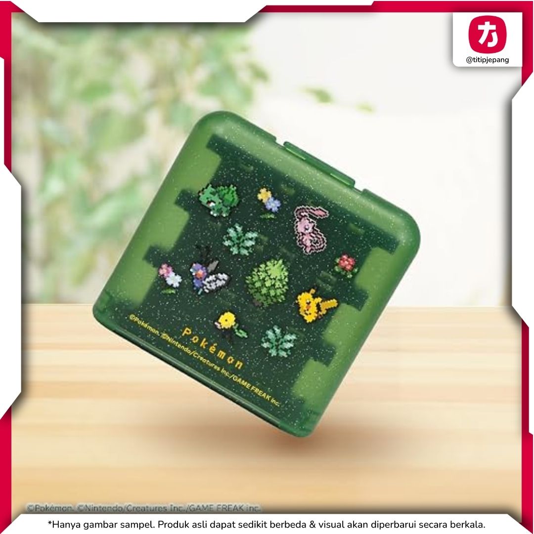 Hori Card case 24 cards Pokemon 30th Pixel Green Nintendo Switch 2