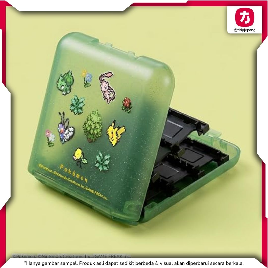 Hori Card case 24 cards Pokemon 30th Pixel Green Nintendo Switch 2
