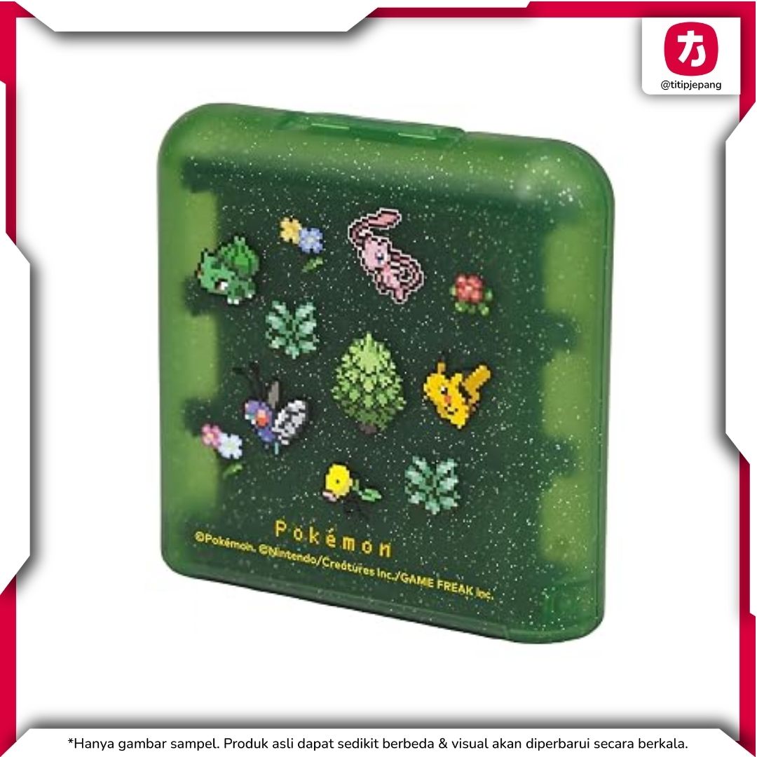 Hori Card case 24 cards Pokemon 30th Pixel Green Nintendo Switch 2