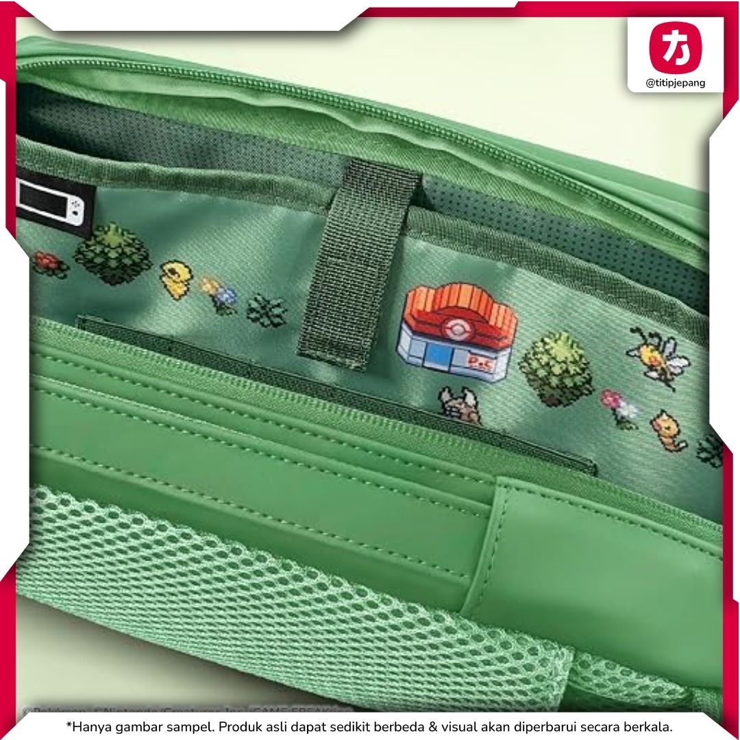 Hori Shoulder pouch Pokemon Pixel Green Pouch Switch 2 Official