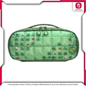 Hori Quilted Medium Pouch Pokemon Pixel Green Switch 2 Official