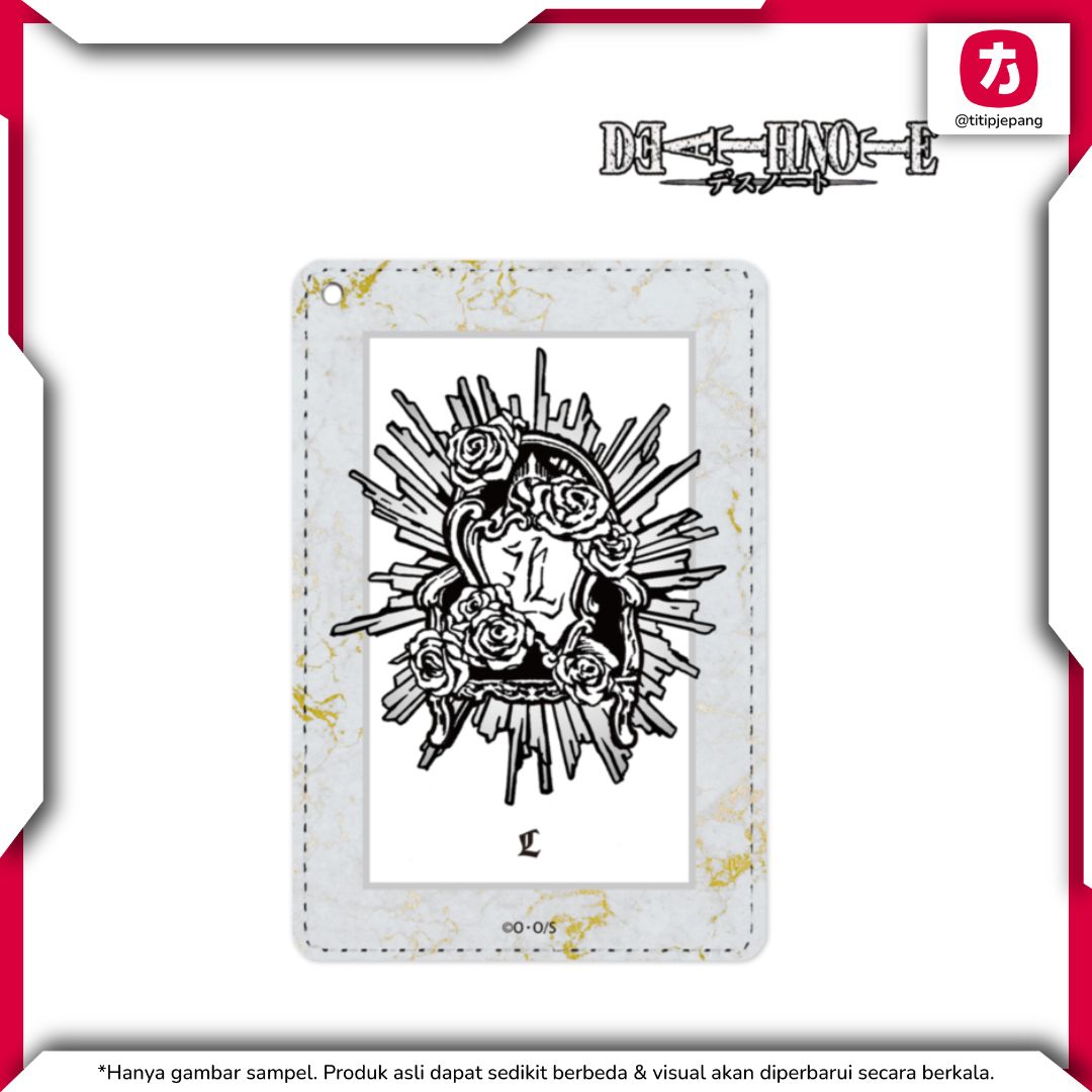 DEATH NOTE Pass Case A:code Light Yagami & L Retractable Card Holder DEATH NOTE Pass Case A:code Light Yagami & L Retractable Card Holder