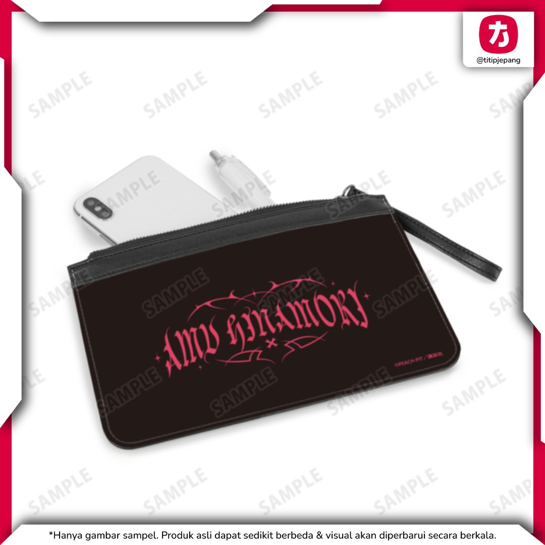 Hinamori Amu ar-Unity PU Leather Pouch Shugo Chara! Flat Pouch Premium Hinamori Amu ar-Unity PU Leather Pouch Shugo Chara! Flat Pouch Premium