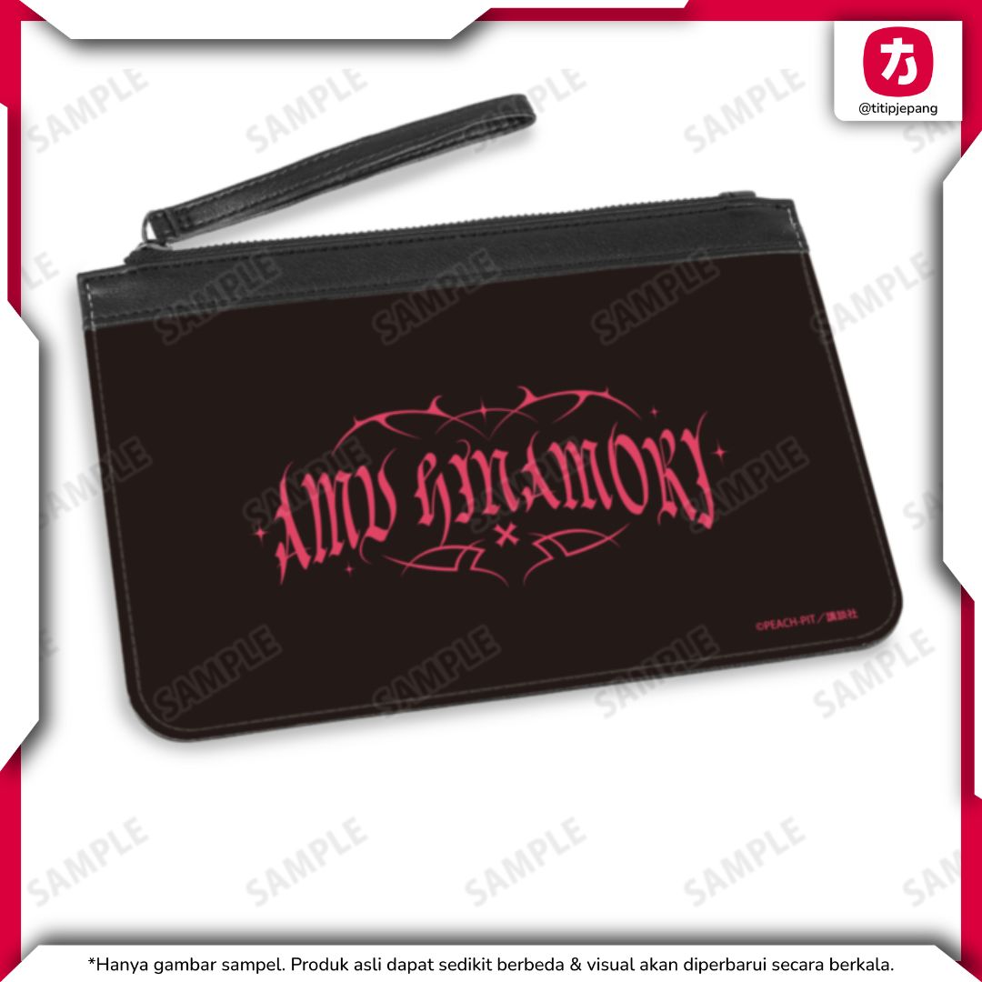 Hinamori Amu ar-Unity PU Leather Pouch Shugo Chara! Flat Pouch Premium Hinamori Amu ar-Unity PU Leather Pouch Shugo Chara! Flat Pouch Premium