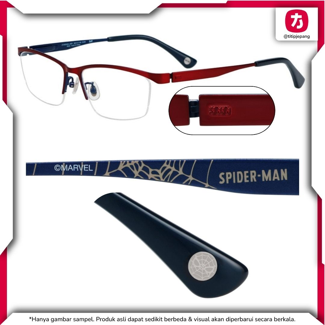 MARVEL COLLECTION Spider-Man Square Frame Eyewear Official Marvel