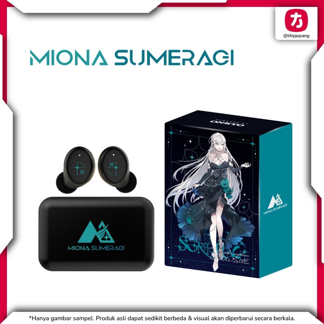 TWS ONKYO X Miona Sumeragi CP-TWS01E Earphone Nirkabel Suara Asli Eksklusif