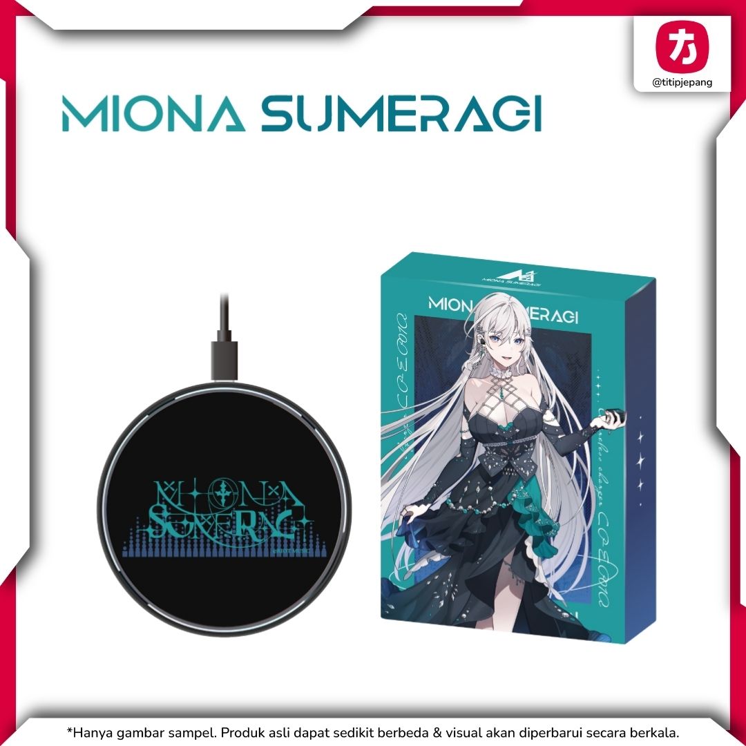 TWS ONKYO X Miona Sumeragi Wireless Charger Papan Pengisi Daya Nirkabel 15W