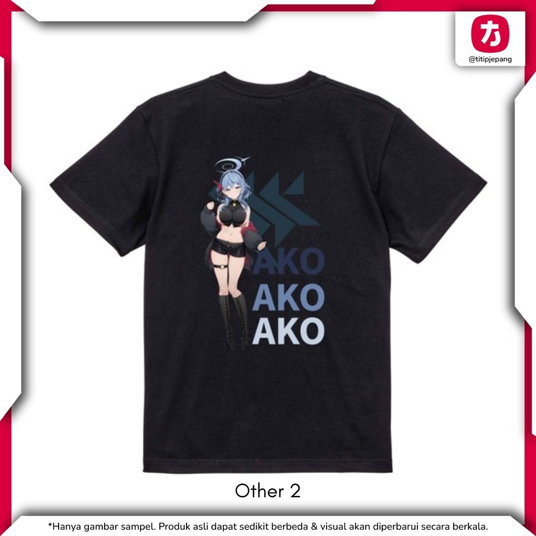 Kaos Anime Blue Archive x ZOZOTOWN Vol 2 Graphic T-Shirt Eksklusif