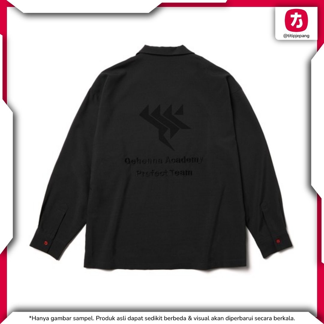 Kemeja Blue Archive x ZOZOTOWN Vol 2 Gehenna Open Collar Long Sleeve