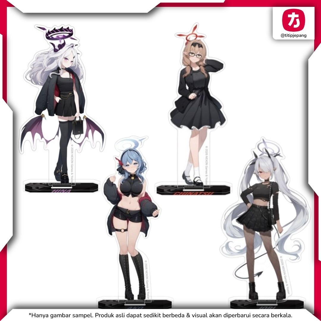 Blue Archive ZOZOTOWN Big Acrylic Stand Standee Acryl Blue Archive ZOZOTOWN Big Acrylic Stand Standee Acryl