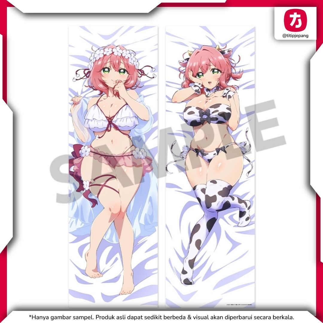 Hanazono Hakari Dakimakura Cover 100 Girlfriends Ilustrasi Eksklusif