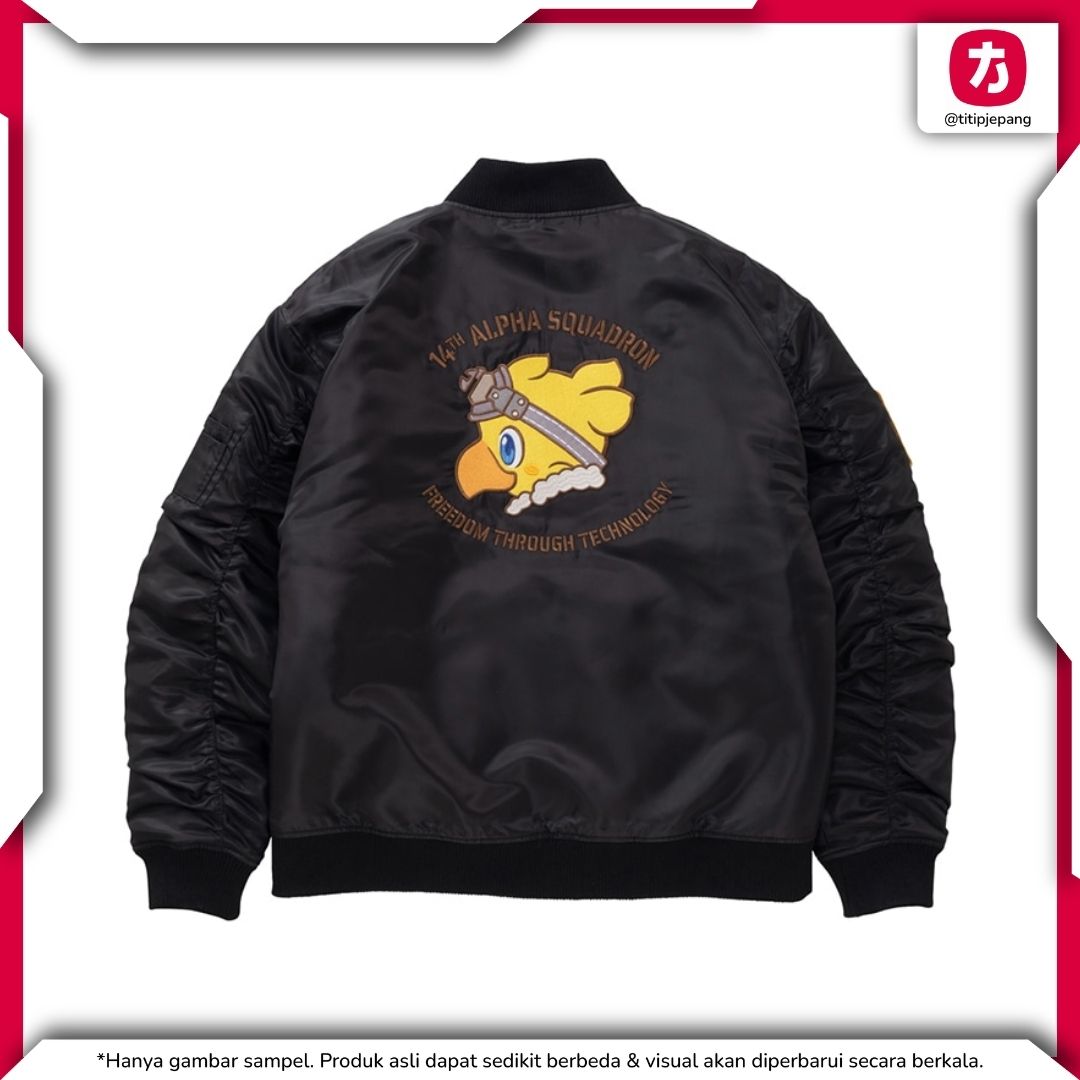 FINAL FANTASY XIV Bomber Jacket Alpha Squadron Jaket Official