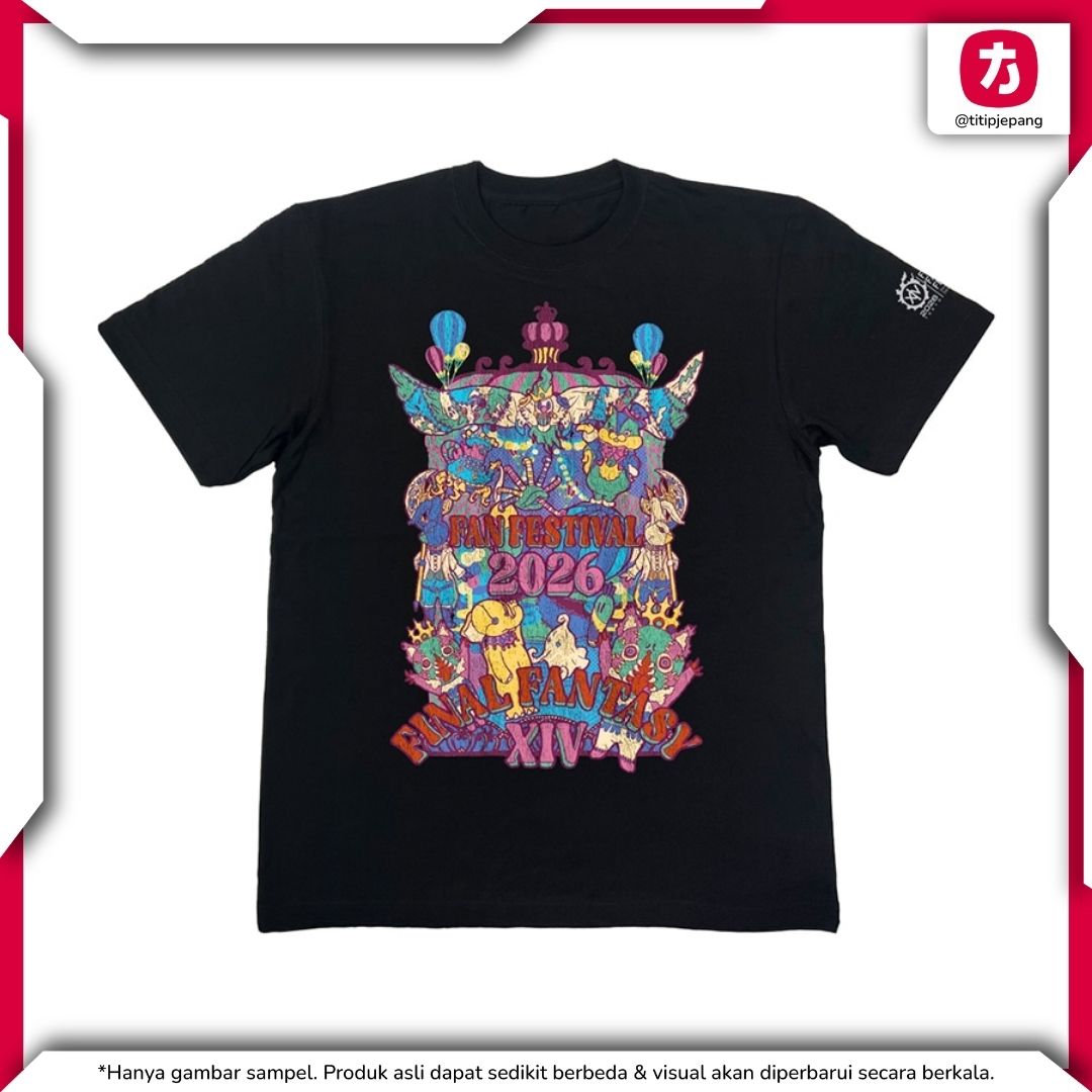 Kaos Final Fantasy XIV T-Shirt Souvenir of Straybaro Baju Casual Resmi Kaos Final Fantasy XIV T-Shirt Souvenir of Straybaro Baju Casual Resmi