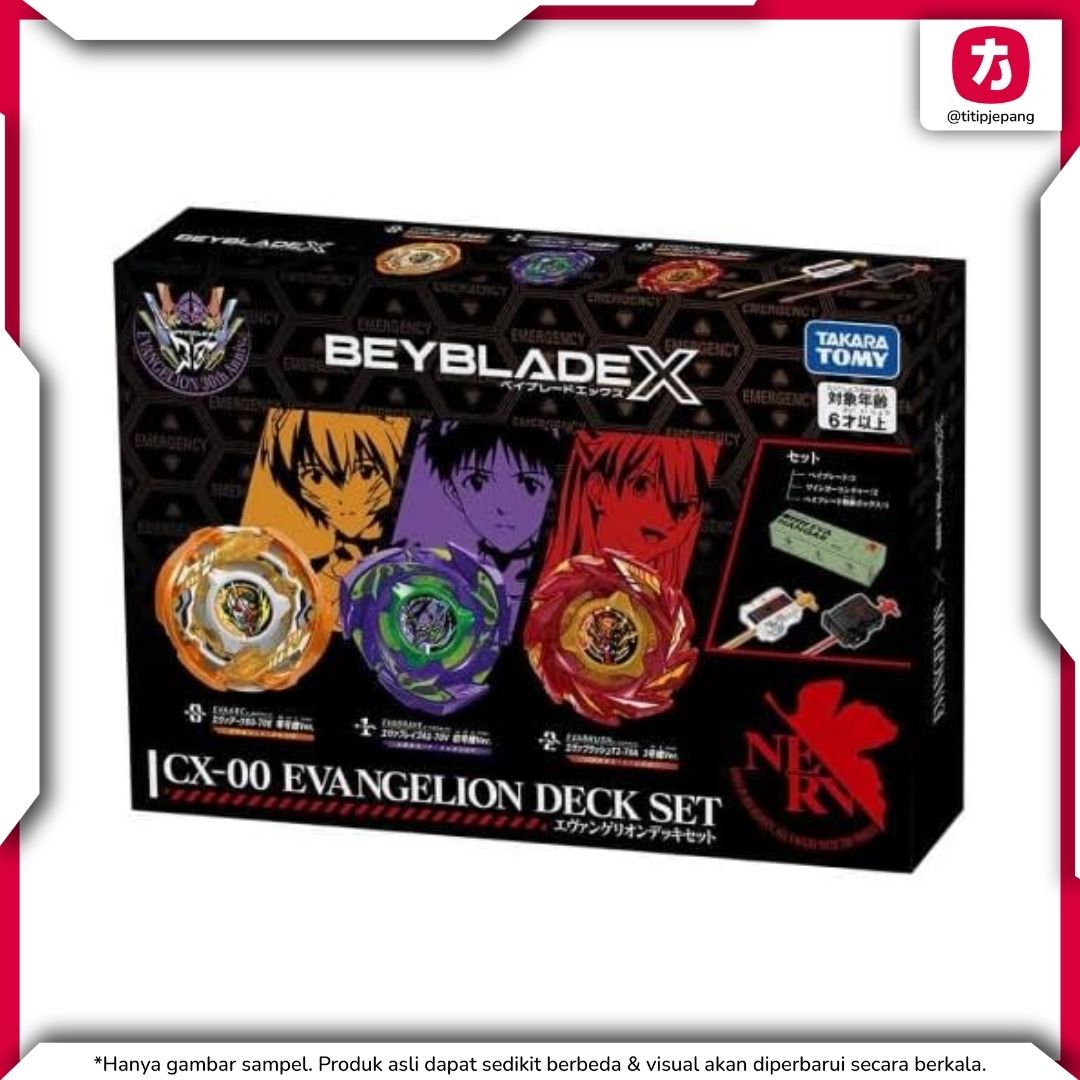 BEYBLADE X CX-00 Evangelion Edisi Terbatas untuk Kolektor