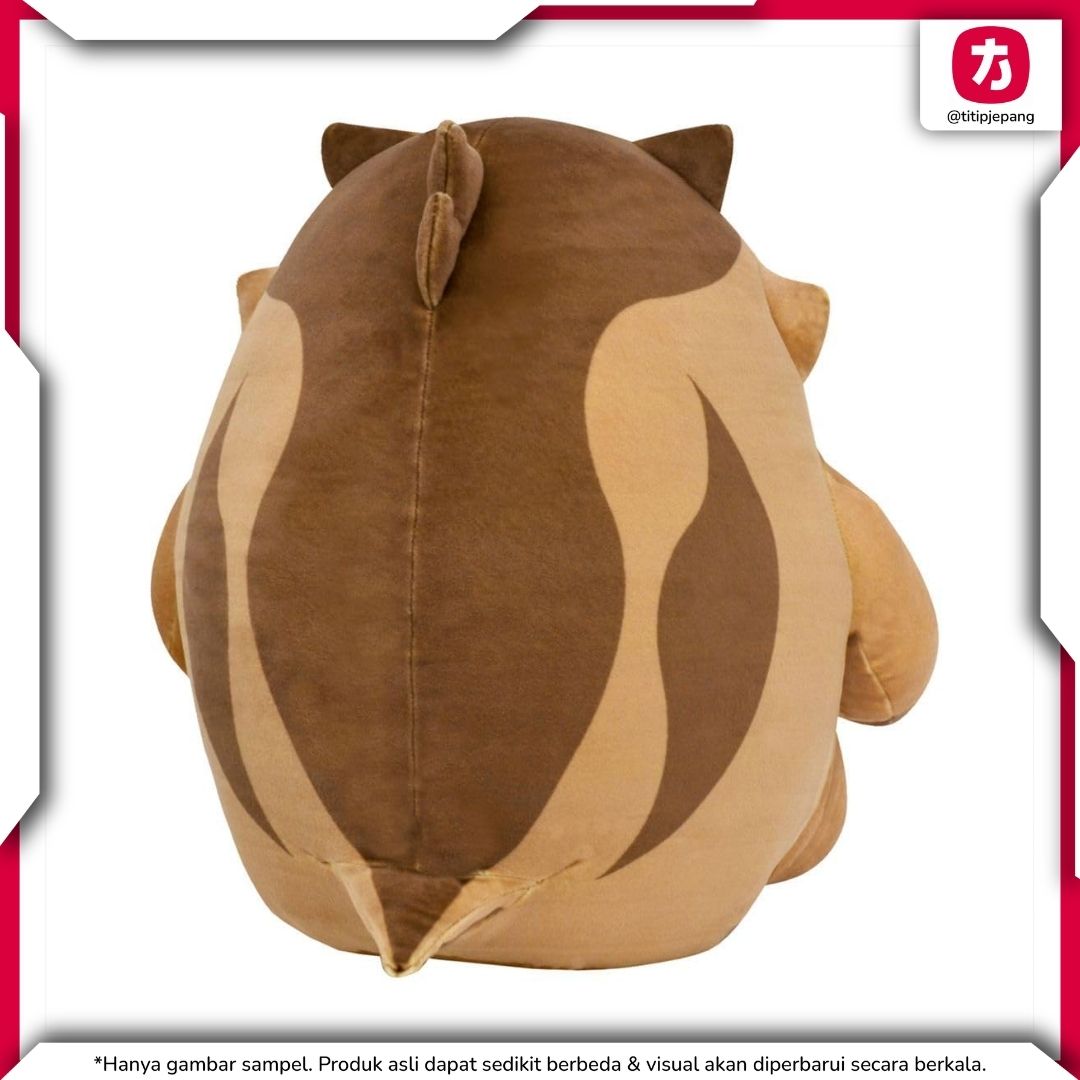 Boneka Monster Hunter Wilds Large Barrel Bomb Mochi Hug Empuk